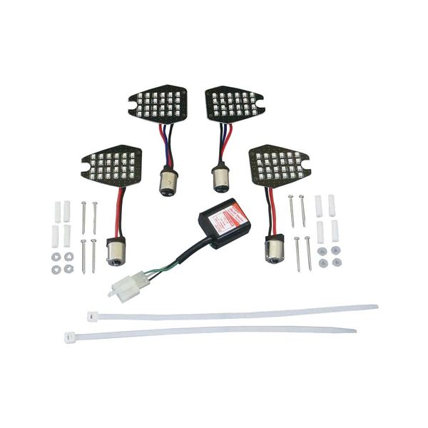 POSH CB400SF 470980 LED Turn Signal Customizing Kit, Sequential Type