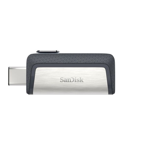 SanDisk Ultra 128 GB Dual Type-C USB 3.1 Flash Drive, Silver
