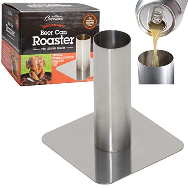 Beer Can Chicken Roaster Holder, Stainless Steel Beer Can Chicken