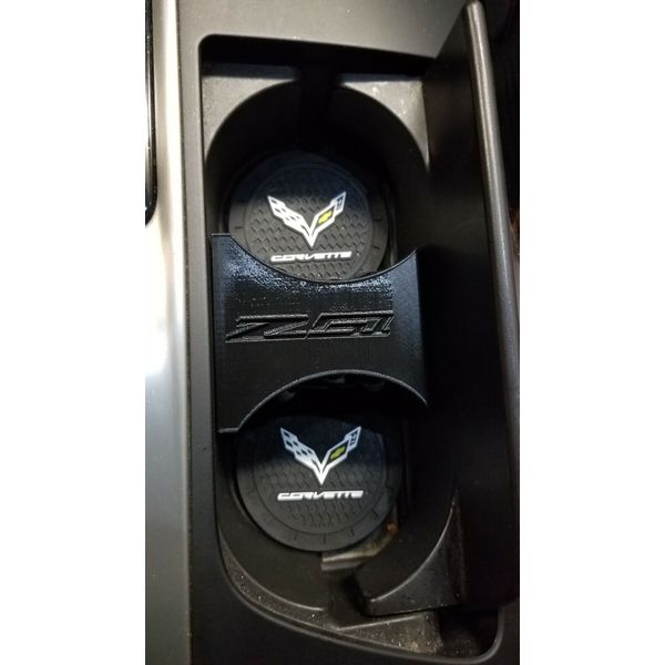 *NEW*-"Z51" LOGO C7 CORVETTE CUP HOLDER CENTER DIVIDER REPLACEMENT