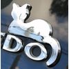 L-hotse Cat Shaped 3D Plated Emblem Car
