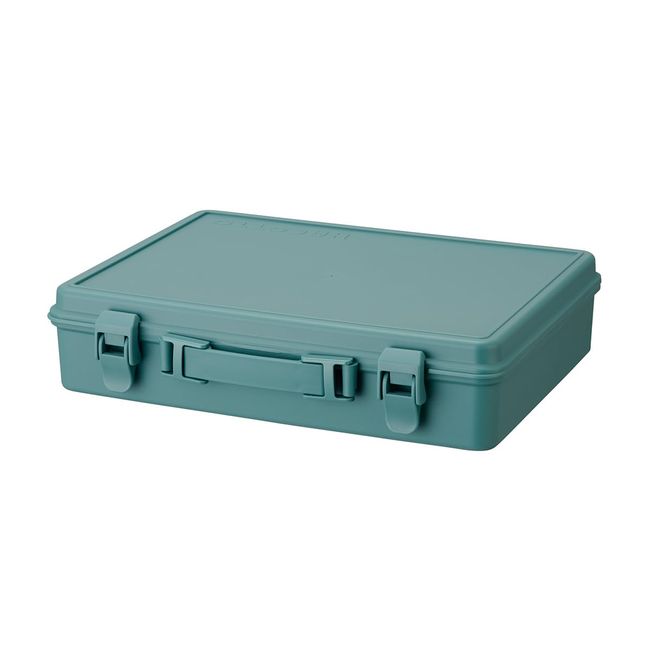 Tenma Hacotto Storage Box, A4 Trunk, Blue Lemonade, Approx. 13.4 x 10.6 x 2.8 inches (34 x 27 x 7 cm)