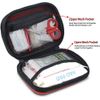 85 Pieces Hard Shell Mini Compact First Aid Kit, Small Personal Emergency Surviv