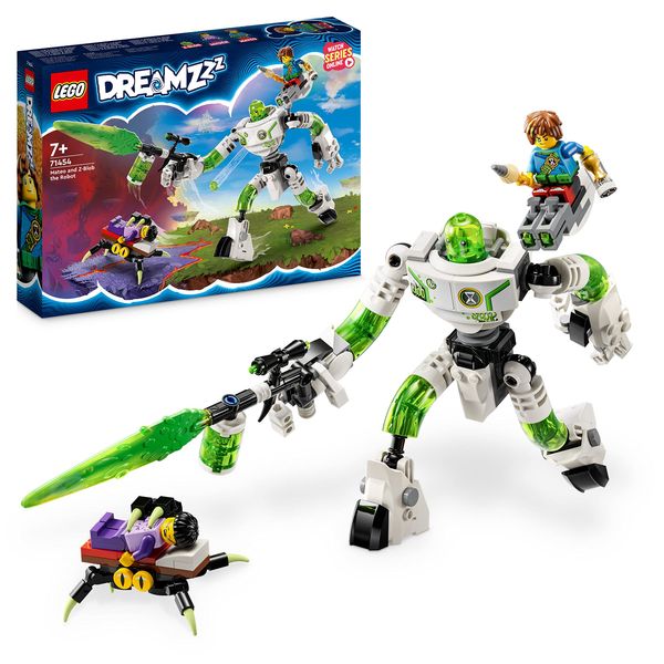 LEGO DREAMZzz Mateo and Robot Z-Blob Building Kit with Huge Robot Figure and Mateo & Jayden Minifigures, Construction Toy for Kids, Based on the TV Series, Gift Idea, from 7 Years 71454