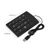Fishlor Mechanical Keyboard, Ergonomic Portable Mini USB Numeric Keypad for Laptop & PC, Gaming Keyboard
