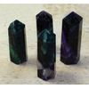 budawi® Fluorite Rainbow Fluorite Tip Gemstone Tip 50-55 mm, Fluorite Tip, Gemstone, without stone