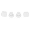 Full Game Controller Button Set Replacement Handles Kits for Xbox Series X with Comfortable Feel (White)