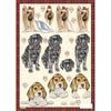 3D Die-Cut Decoupage Sheet 8.3"X11.69"-Labrador Dogs