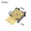 sourcing map DIP Switch BCD Code Thumb Wheel Switch KM2 0-9 Digital Black 30 x 18 x 8 mm 10 Pcs