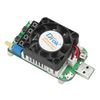 DROK USB Load Tester, Electronic Load Test Resistor Module 25W LD25 USB and Type C Interface Discharge Adjustable Constant Current 0.25A-4A Intelligent Temperature Control with Cooling Fan