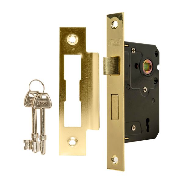 TSS 3 Lever Mortice Sahlock 79mm PB