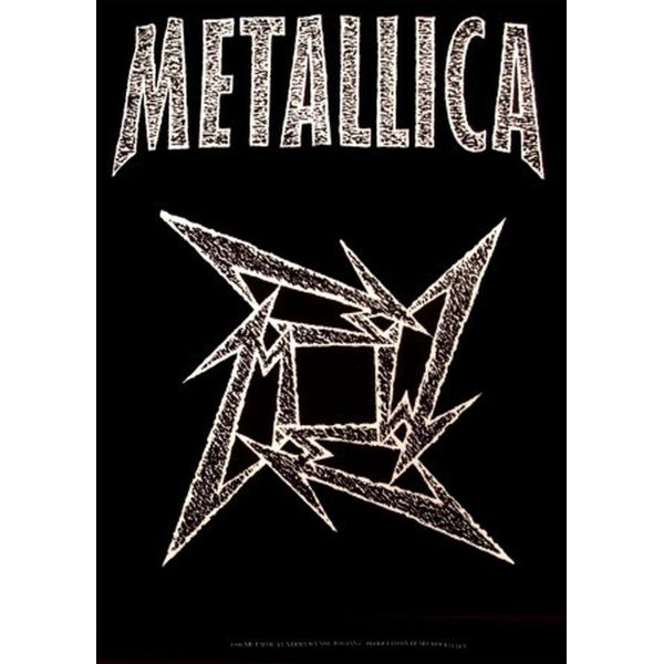 LPGI Metallica - Ninja Star Textile Poster - 30" x 40"