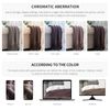 BOURINA Textured Solid Soft Sofa Throw Couch Cover Knitted Decorative Blanket,Brown, 127x152cm