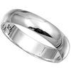 925 Solid Sterling Silver 5mm wide band ring in sizes G-Z (T)