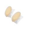 2Pcs Beige Puffy Ponytail Insert Hair Combs Hair Bun Updo Maker Hair Bump Up Insert Volume Hair Base Insert Pad Cushion Half-up Holder for Hair Styling
