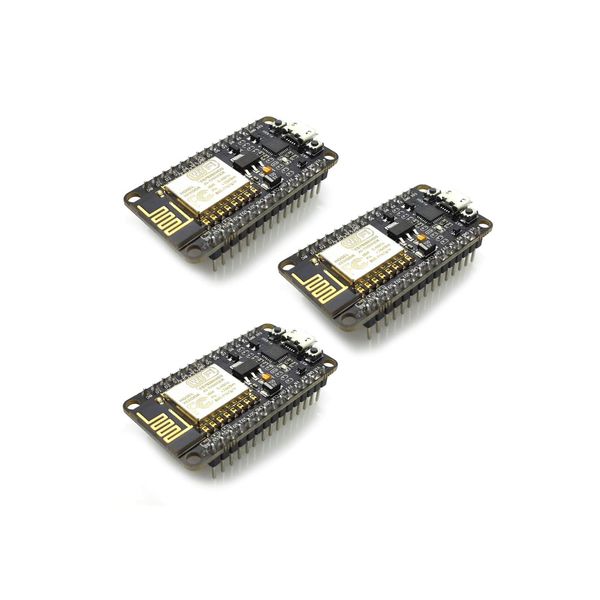 3 Pieces ESP8266 NodeMCU CP2102 ESP-12E Development Board Open Source Serial Module Works Great for Arduino IDE/Micropython (Large)