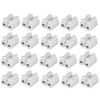 CompStudio 20Pcs 2P CH2 Quick Connector Cable Clamp Terminal Block Spring Connector Wire LED Strip Light Wire Connecting