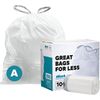 Plasticplace Custom Fit Trash Bags Compatible with simplehuman Code A, 100 Count