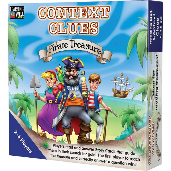 Edupress Learning Well Games Context Clues Game Blue Level—Pirate Treasure Game