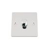 Light Dimmer Switch 1 Gang 2Way 10A -Push On Off 400W -Polished Chrome -Flat