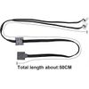 Laroal 2pcs Light Connection Cable Lighting Assembly DIY Model Connection Cable Suitable for Power Hub