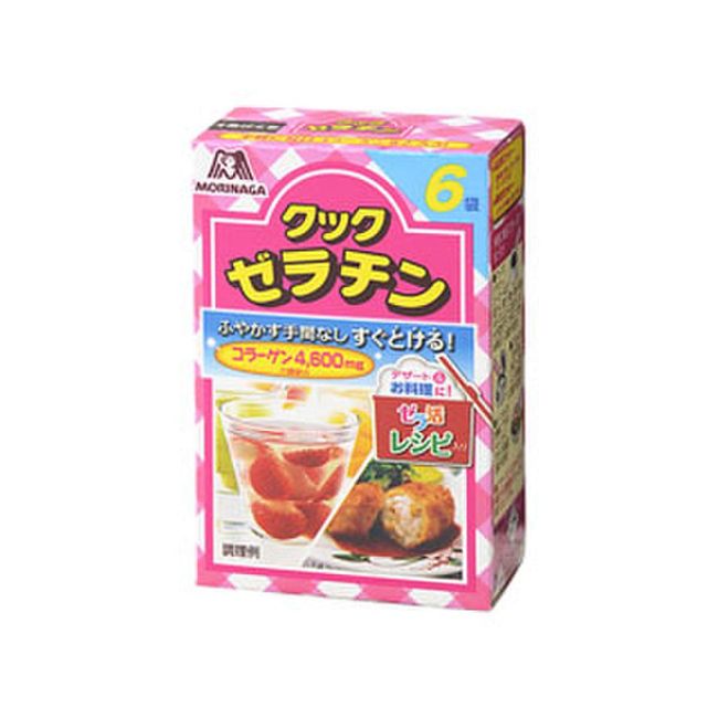 Morinaga Cook Gelatin 0.2 oz (5 g) x 6 Bags