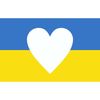 CafePress Ukraine Heart Sticker Rectangle Bumper Sticker Car Decal