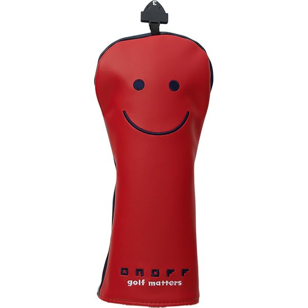 2020 Model GLOBERIDE ONOFF FW Smile Fairway Headcover Men Women Unisex OH1420 03 Red x Navy