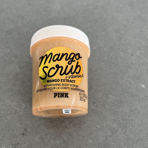 Victoria's Secret Pink MANGO SCRUB + Vitamin E 10oz | New W/ Fast Ship!