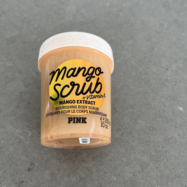 Victoria's Secret Pink MANGO SCRUB + Vitamin E 10oz | New W/ Fast Ship!