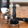 SAUBA Siba Portafilter Brush Black | Barista Brush | Barista Accessories for Cleaning Powder Residues | Perfect Fit for Portafilter of E61 Machines