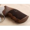 Colt Python (Pre 2020) & Officer Model Match Walnut Grip with Your Silver Logo
