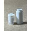 Travel Pump Bottle Airless Mini Foundation Container Empty 10 ml, White