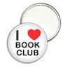 I Love Book Club - 77mm Round Compact Mirror