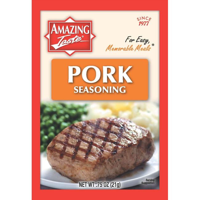 Amazing Taste Pork Seasoning Bundle (10 Packets- .75 oz ea.)