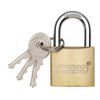 Draper 21726, 30mm Brass Cylinder Padlock, Gold