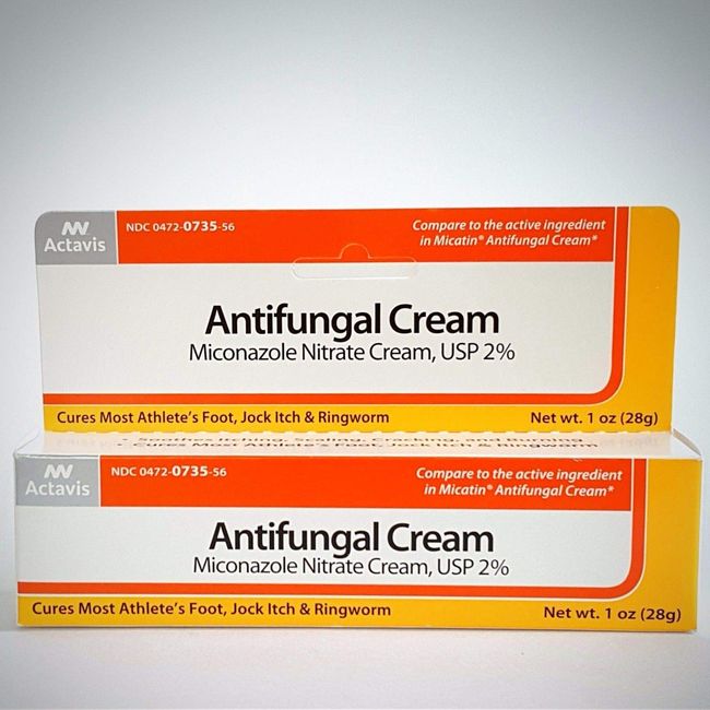 Actavis / Alpharma Miconazole Nitrate 2% Antifungal Cream - 1 oz