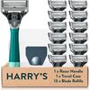 Harry's Starter Set, Includes Weighted Handle and 13 Razor Blade Refills