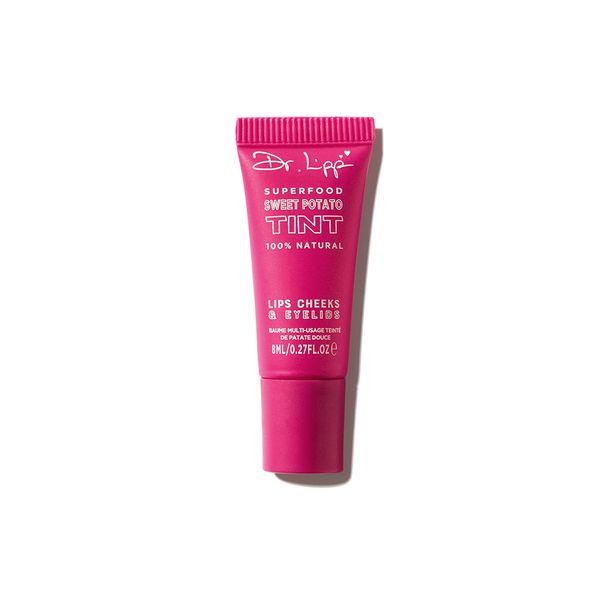 DR. LIPP Superfood Sweet Potato Tint. 4-In-ONE. Lip Gloss, Lip Tint, Cheek Blush, Tinted Eye Gloss. 100% natural. 8ml.