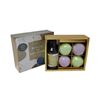 Bath Oil & Bath Bomb Gift Set Vanilla Coconut Chamomile Jasmin Scent Elysium Spa