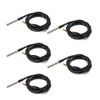 Temperature Sensor, DS18B20 Waterproof Wire, Waterproof DS18b20 Temperature Probe, Stainless Steel Packaging (5PCS)