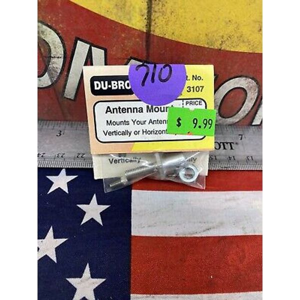 Dubro 3107 ANTENNA MOUNT Mounts Antenna Vertically or Horizonal NEW USA SHIPPED