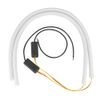 60cm LED Switchback DRL Tube Light Strip Amber Sequential Flowing Turn Signal US
