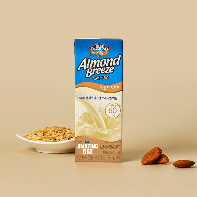 Almond Breeze Almond &amp; Oat 190ml 24 packs [Guaranteed arrival]