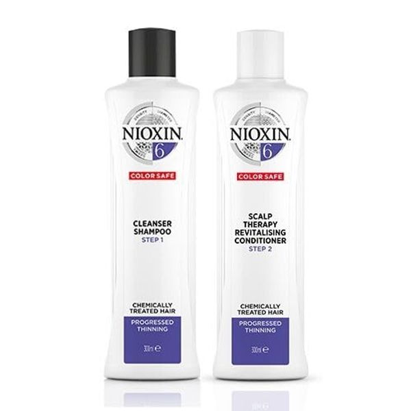 Nioxin DUO System 6 Cleanser Shampoo 300ml and Therapy Revitalizing Conditioner 300ml