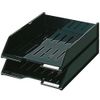 Kokuyo Stacking Tray, A4, Vertical, Black, 5 Pieces