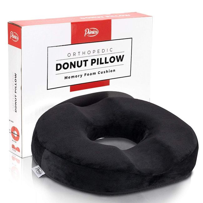 Donut Pillow Seat Cushion Orthopedic Design| Tailbone & Coccyx Memory Foam  Pillow | Pain Relief for Hemorrhoid, Pregnancy Post Natal, Surgery