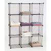 Only Garment Racks 4 Bins x 3 Bins Commercial Grade Mini Grid Panel Shelf Unit