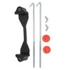Auto Parts,Battery Hold Down Bracket Holder Universal Crossbar with 10in J Bolts