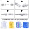 Brizled 18ft 216 LED Rope Lights, 120V ETL Listed Plugin Cool White 